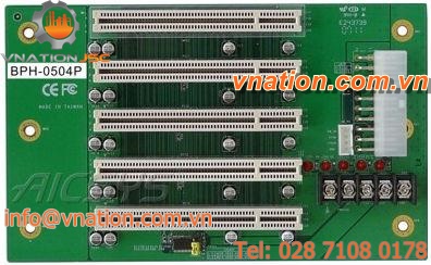 PCI backplane / 1-5 slots / passive