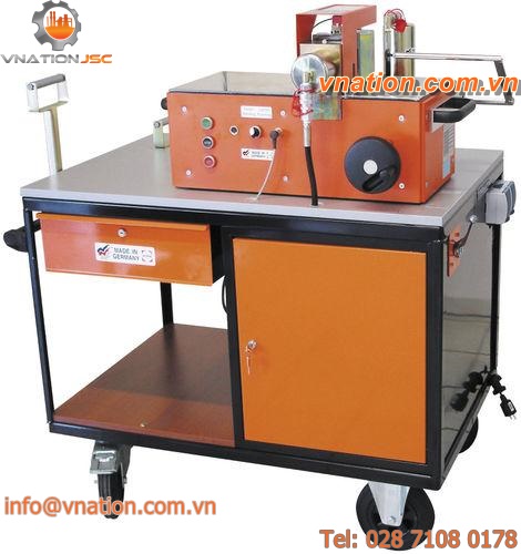 workshop trolley busbar work-center / for bending / punching