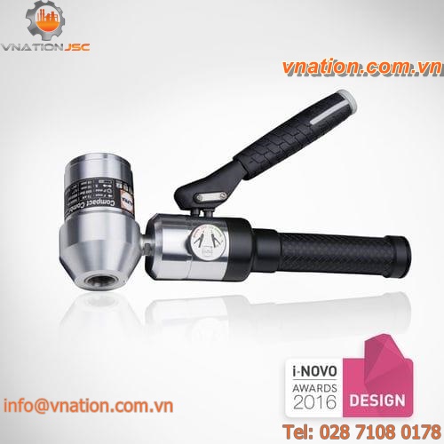 hand-operated punch / hydraulic / for metal sheets / 90?