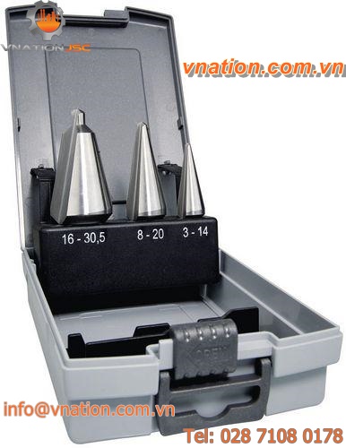 solid drill bit / for non-ferrous materials / HSS / conical