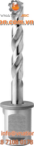 solid drill bit / for steel / HSS / twist