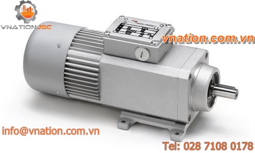asynchronous electric gearmotor / coaxial / spur