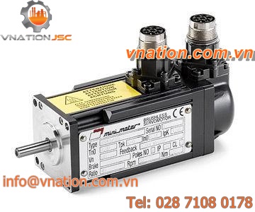 AC servomotor / brushless / 24V / 4-pole