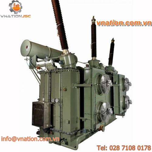 power transformer / AC / distribution / step-up