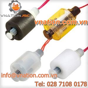 magnetic float level switch / for liquids / threaded