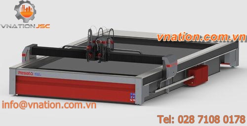 CNC cutting machine / stainless steel / water-jet / precision