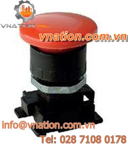 mushroom push-button switch / electromechanical