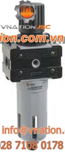 compressed air filter-regulator / vertical