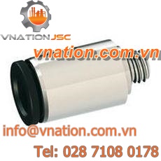 push-in fitting / male / hexagonal / straight