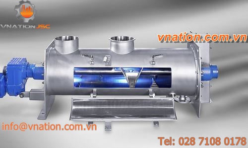 plowshare mixer / continuous / for the food industry