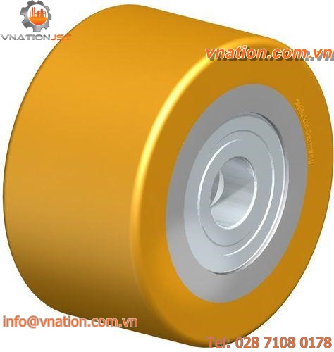 pallet truck wheel type roller / steel / polyurethane / low-noise