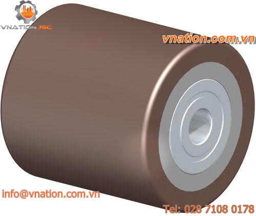 pallet truck wheel type roller / steel / polyurethane