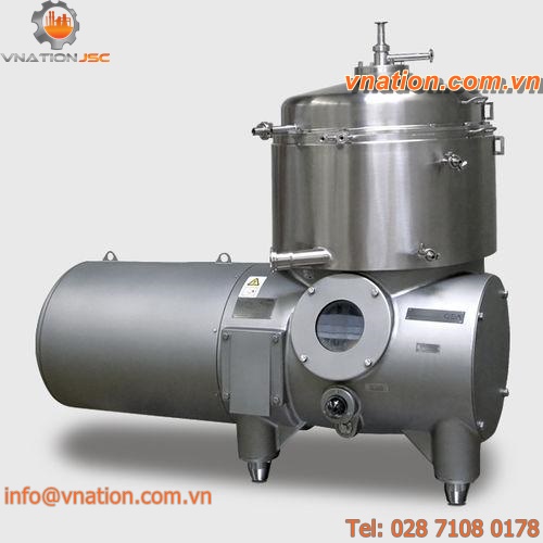 centrifugal separator / liquid / for pharmaceutical applications / for the chemical industry