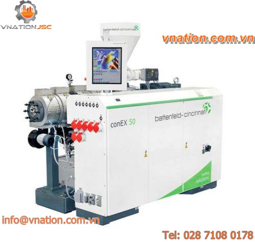 pipe extrusion extruder / for profile extrusion / for PVC / for PE