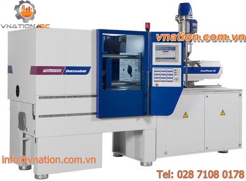 horizontal injection molding machine / servo-hydraulic / three-platen / modular