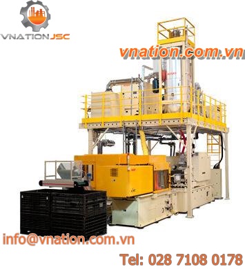 horizontal injection molding machine / electric / for bottle pre-form manufacturing