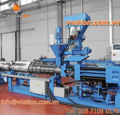 pipe extrusion extruder / for profile extrusion / for PVC / conical twin-screw