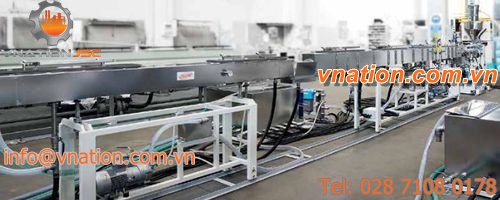 pipe extrusion line / for PP / for PVC / for medical applications