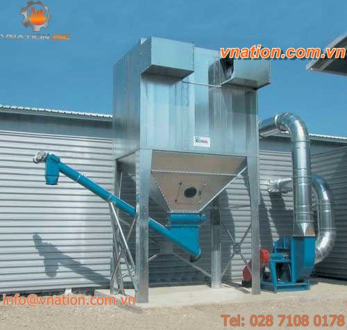 bag dust collector / mechanical shaker cleaning / modular / for wood dust