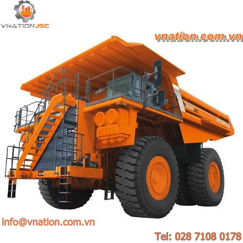 rigid dump truck / diesel / electric / mining