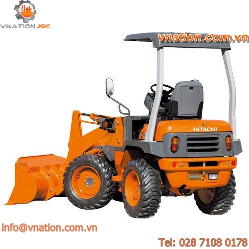 wheel loader / articulated / compact / for construction