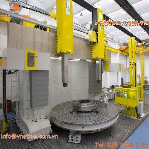 CNC lathe / vertical / 2-axis / for large parts