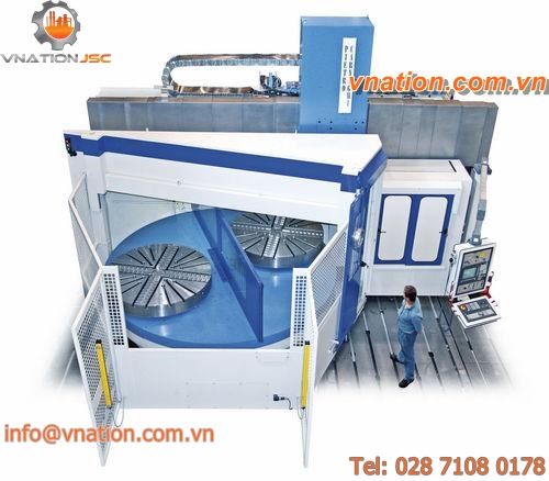 CNC turning center / vertical / 2-axis / milling