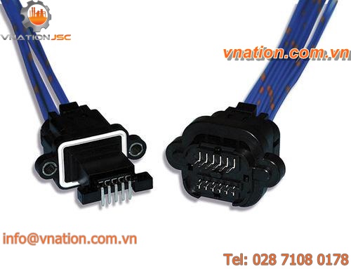 electric connector / rectangular / crimp / for automotive applications