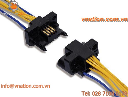 backplane connector / rectangular / solderless