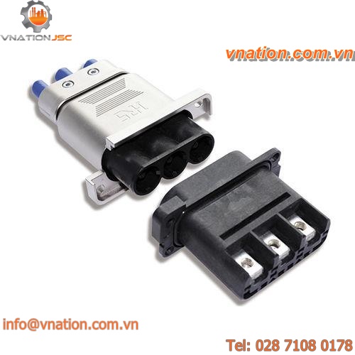 electric connector / rectangular / locking / battery