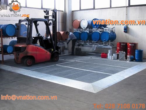 flooring system / steel / ecological / polyethylene