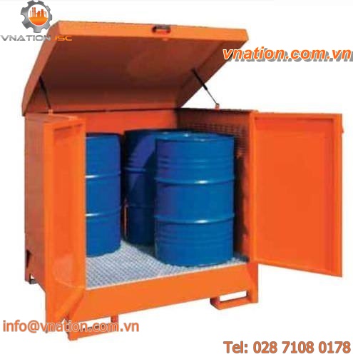 metal cabinet / for drums