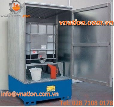steel crate / storage / safety