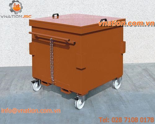 metal crate / transport / tilting