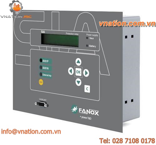insulation protection relay / over-current / panel-mount / digital