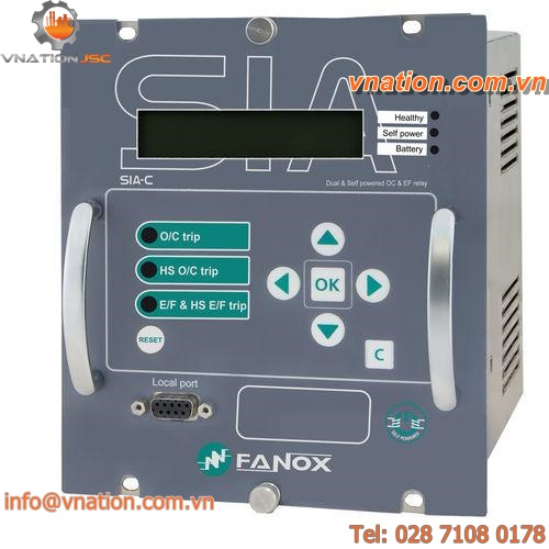 over-current protection relay / trip circuit / panel-mount