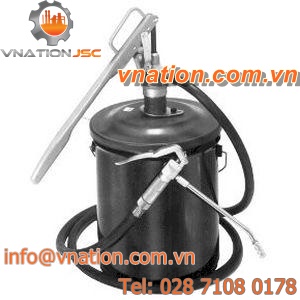 grease pump / manual / plunger / control