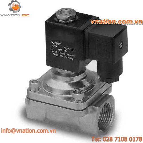 diaphragm valve / for water / for liquified gas / for oil