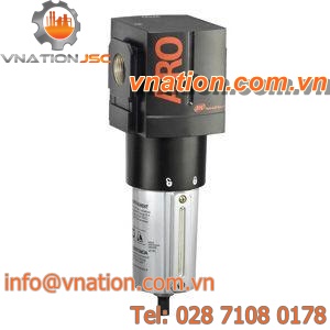 compressed air filter / cartridge / modular / industrial