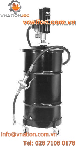 food product pump / pneumatic / piston / semi-submersible