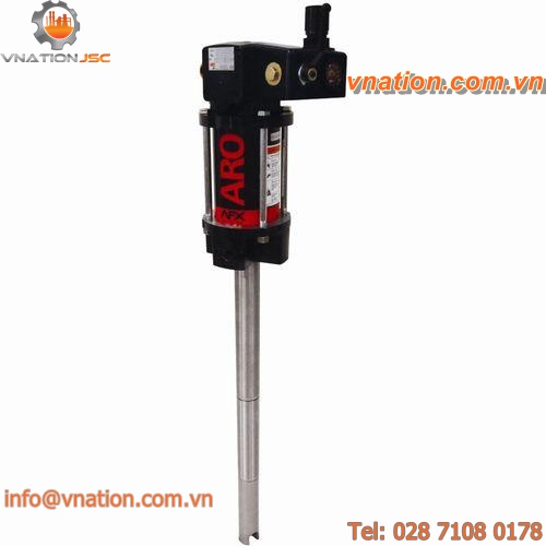 grease pump / piston / semi-submersible / for materials handling