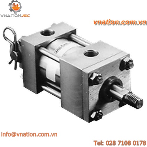 pneumatic cylinder / double-acting / stainless steel