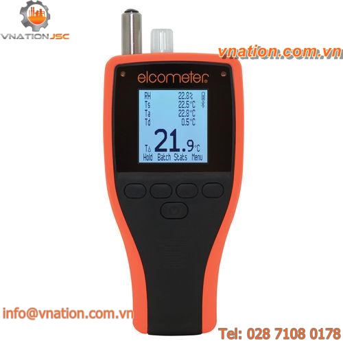 temperature measuring device / relative humidity / dew-point / portable
