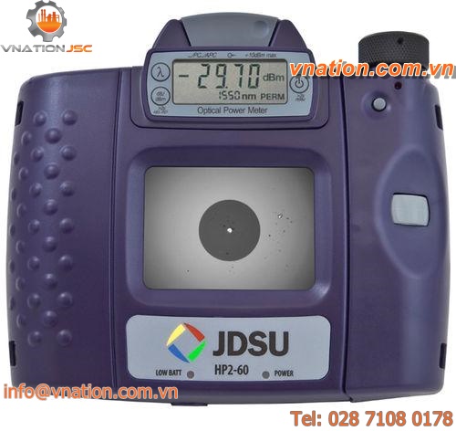 fiber optic inspection device with integrated power meter
