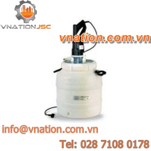 chemical pump / with electric motor / horizontal / with tank