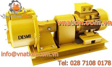 liquid ring vacuum pump / lubricated / single-stage / compact