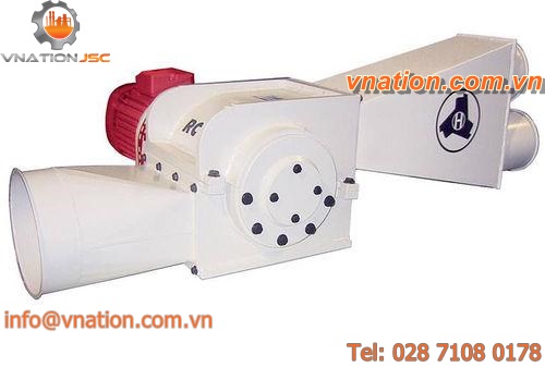 roller plastic granulator / horizontal / for injection molding
