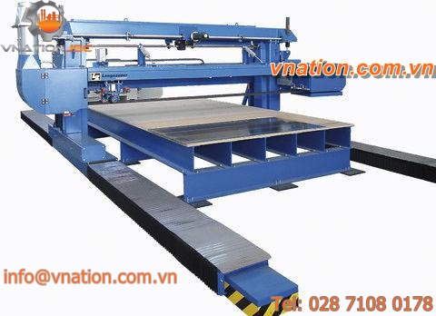 numerical control grinding machine / with fixed table / bridge / for sheet metal