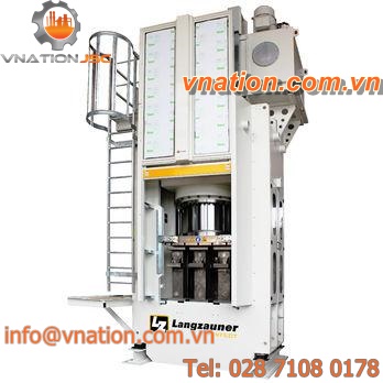 hydraulic press / sintering / vertical / for composite materials