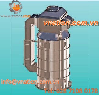 dry gas scrubber / toxic / corrosive gas / compact